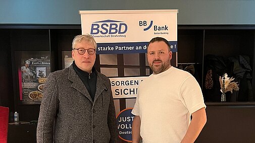 Der Landes- und der Ortsverbandsvorsitzende.