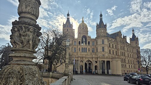 Das Schweriner Schloss, Sitz des Landtags M-V
