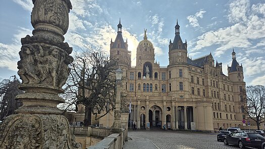 Das Schweriner Schloss, Sitz des Landtags M-V